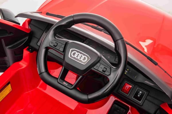Audi RS 6 elbil till barn 12v m/Gummihjul, 2.4G Remote, 12V7AH