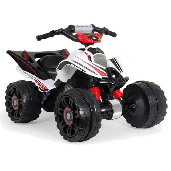 Injusa - Elbil Quad Mercedes Benz The Beast 12V Rød/Hvid