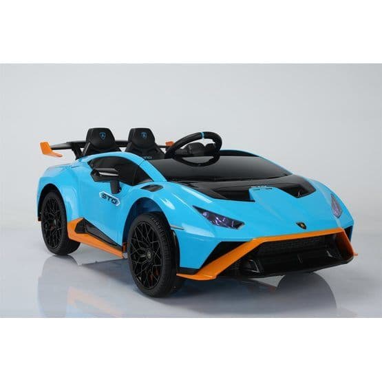 Æsel - Elbil Licens Lamborghini Huracan - Blå