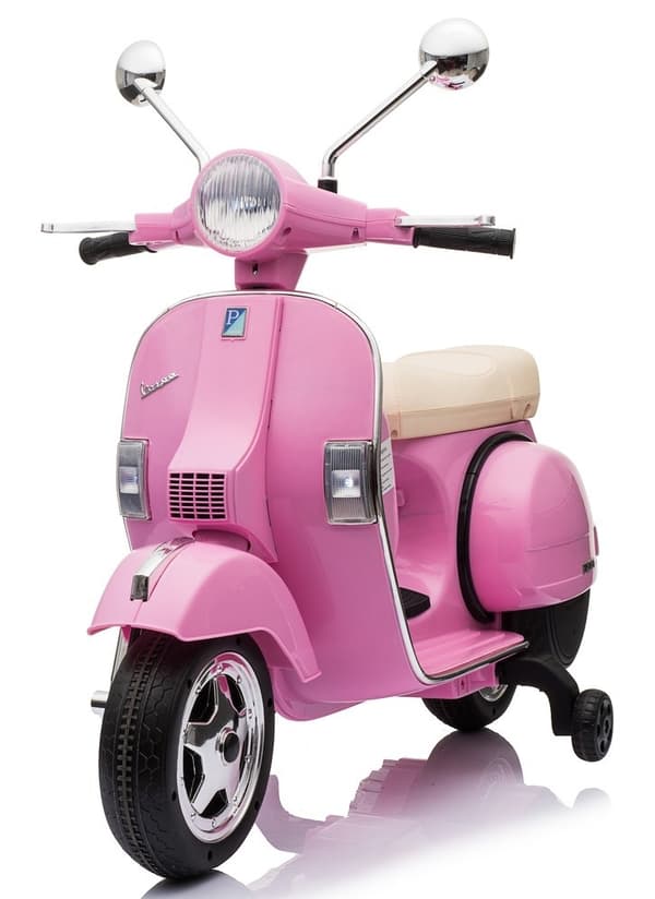 Vespa PX150 EL scooter 12V (Uppgraderad version), Pink