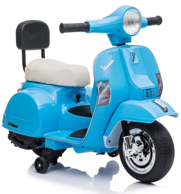 Vespa PX150 EL scooter till barn 6V, Blå