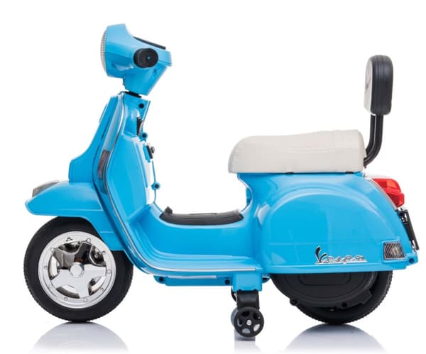 Vespa PX150 EL scooter till barn 6V, Blå