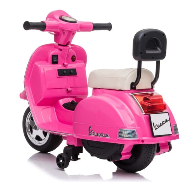Vespa PX150 EL scooter till barn 6V, Pink