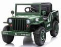 Miniatyrbild 1 av 9: Army Classic Adventure EL-Bil till barn 12V m/4xmotor, 2.4G Fjärrkontroll