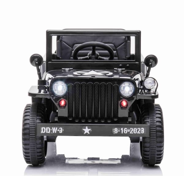 Army Classic Adventure ELBil 12V m/4xmotor, 2.4G Fjärrkontroll svart