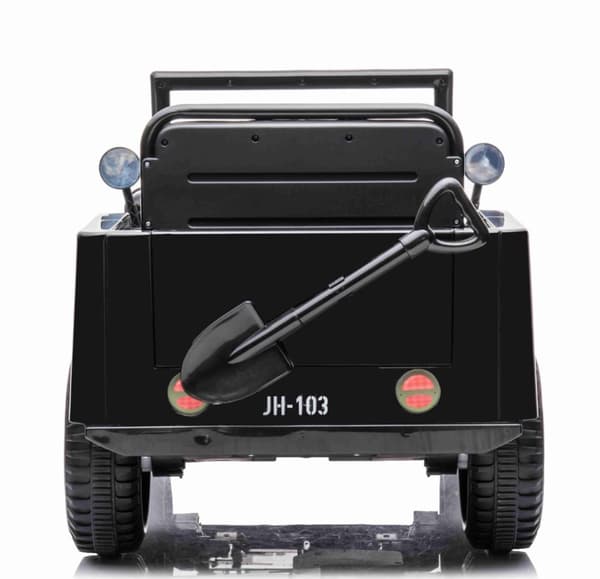 Army Classic Adventure ELBil 12V m/4xmotor, 2.4G Fjärrkontroll svart