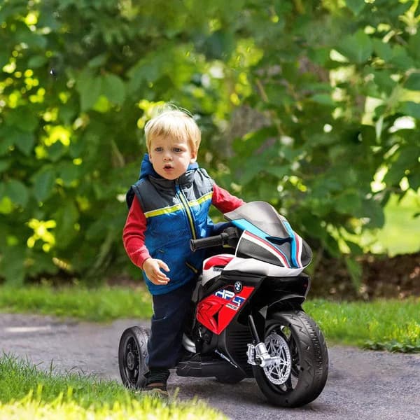 Rootz børnemotorcykel - Elektrisk motorcykel - Forlygte - 3 musiktilstande - Til børn 1,5-5 år - Rød - 82,5 x 42 x 54 cm