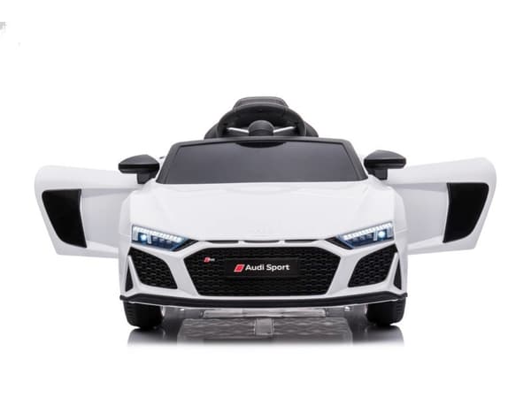 Audi R8 Sport - elektrisk børnebil - batteridrevet bil - hvid
