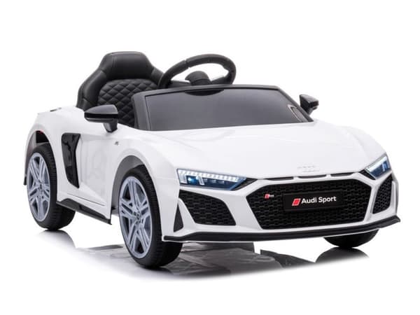 Audi R8 Sport - elektrisk børnebil - batteridrevet bil - hvid