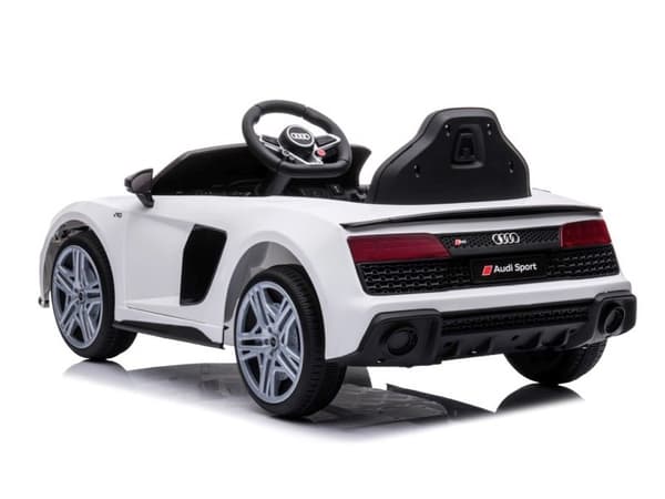 Audi R8 Sport - elektrisk børnebil - batteridrevet bil - hvid