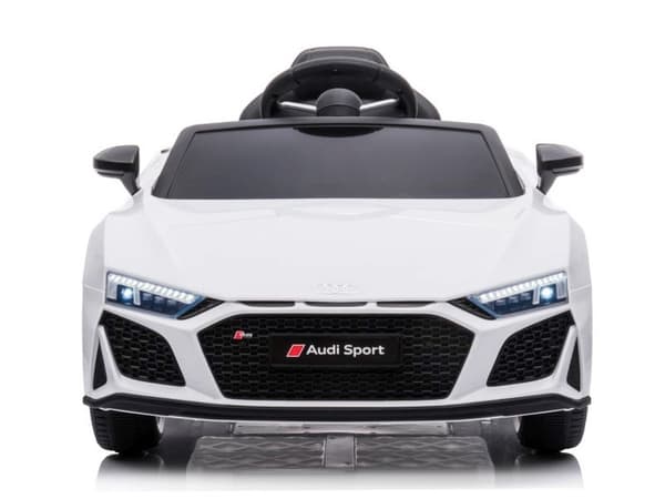 Audi R8 Sport - elektrisk børnebil - batteridrevet bil - hvid