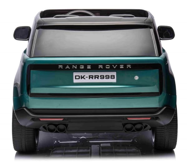 Range Rover Vogue 24V grön lack med/2x24V + gummihjul + fjärrkontroll