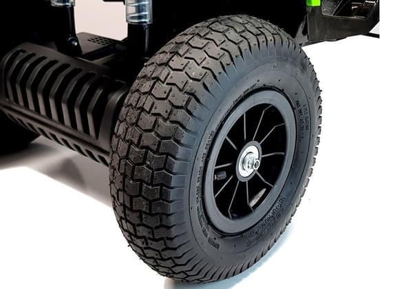 Quad BDM0906 Electric Ride On Vehicle Pumped Wheels - Black