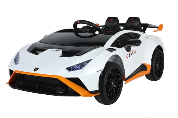 White Lamborghini STO DRIFT Electric Vehicle