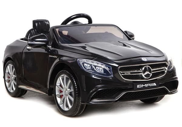 Electric Ride On Car Mercedes S63 AMG Black Painted
