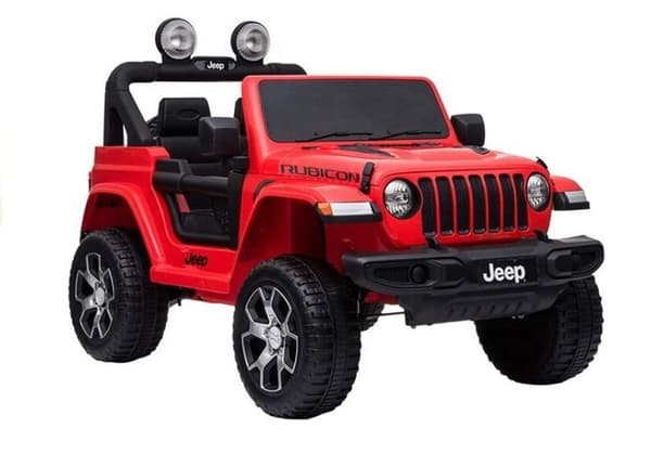 Electric Ride On Car Jeep Rubicon 4x4 Red