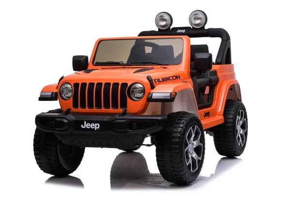 Electric Ride On  Jeep Rubicon 4x4 Orange
