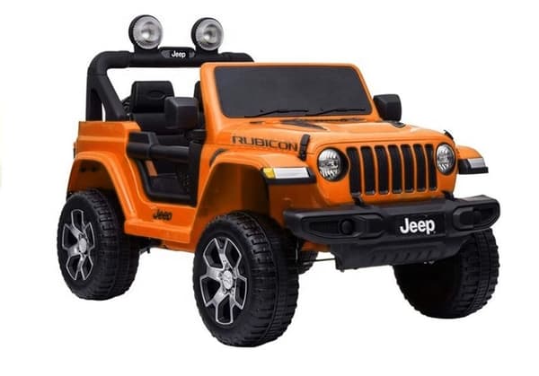 Electric Ride On Jeep Rubicon 4x4 Orange
