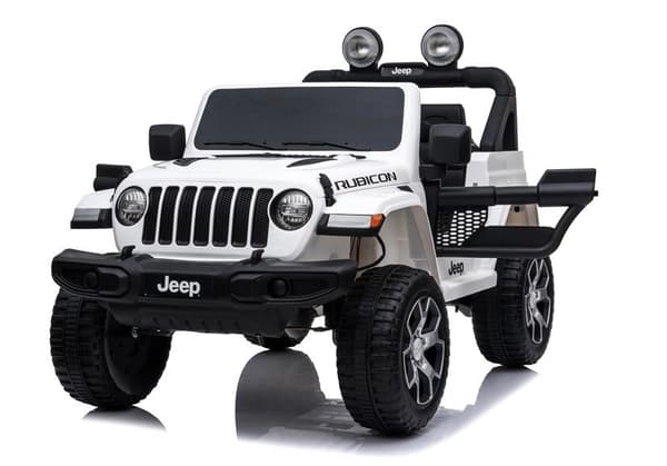 Electric Ride On Jeep Rubicon 4x4 White