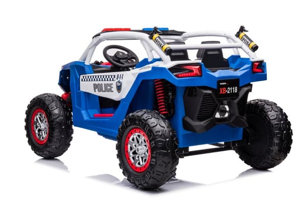 Electric Ride On Car XB-2118 Police Blue