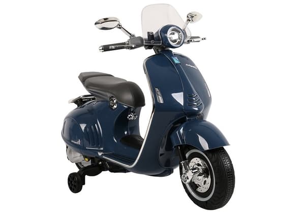 Blue Electric Scooter Vespa GTS 300