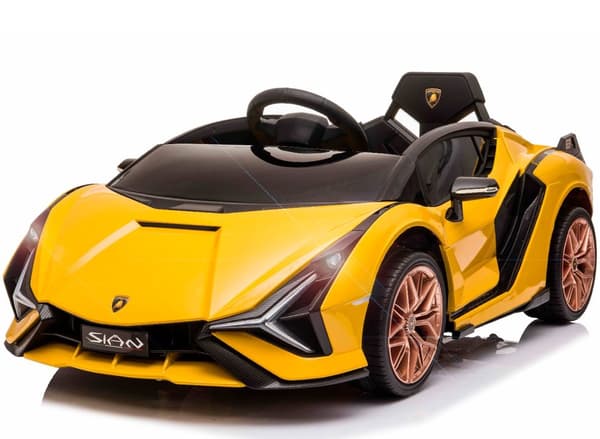 Lamborghini Sian elbil till barn 12v m/4xmotor, Gummihjul, 2.4G