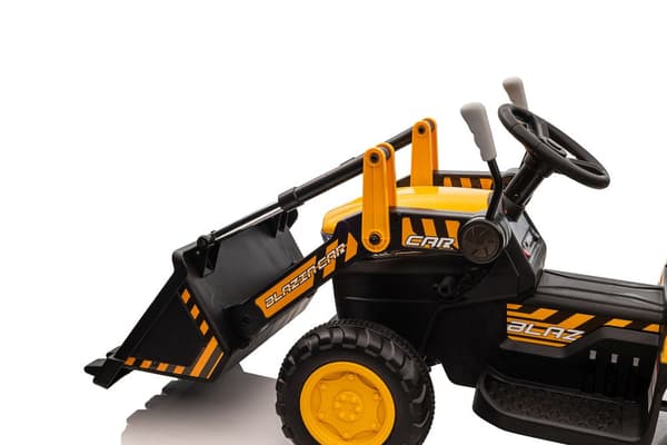 Rechargeable tractor with bucket BW-X002A Yellow
