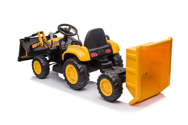 Rechargeable tractor with bucket BW-X002A Yellow