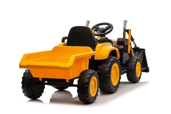 Rechargeable tractor with bucket BW-X002A Yellow