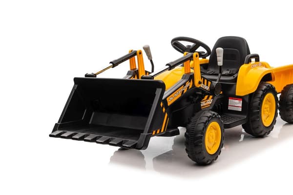 Rechargeable tractor with bucket BW-X002A Yellow