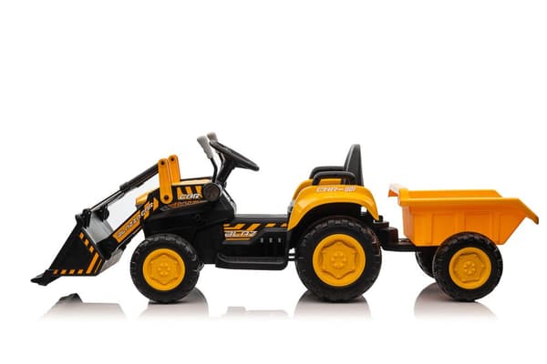 Rechargeable tractor with bucket BW-X002A Yellow