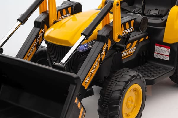 Rechargeable tractor with bucket BW-X002A Yellow