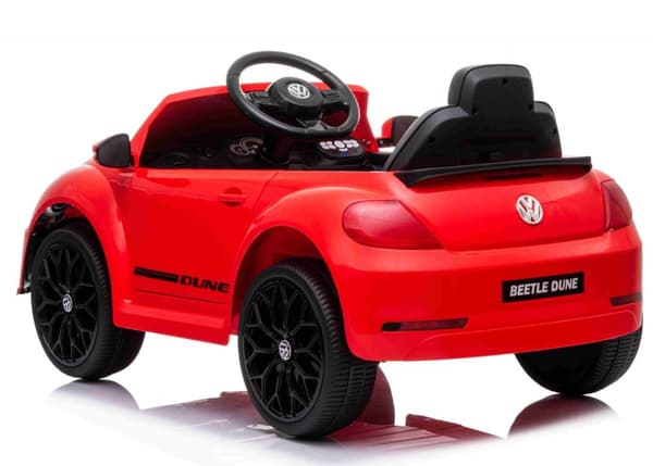 VW Beetle Dune elbil till barn 12v m/Gummihjul, 2.4G Remote, 12V7AH