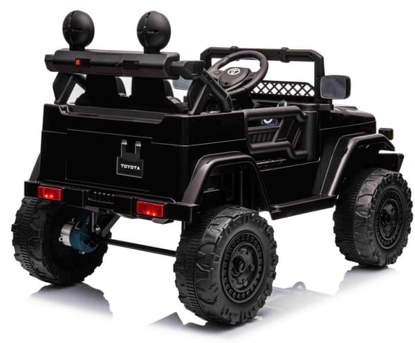 Toyota FJ Cruiser ELBil 12V m/4xmotor, 2.4G Fjärrkontroll Svart