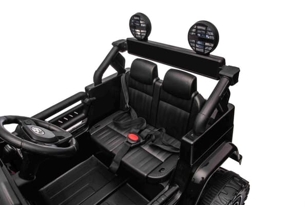 Toyota FJ Cruiser ELBil 12V m/4xmotor, 2.4G Fjärrkontroll Svart