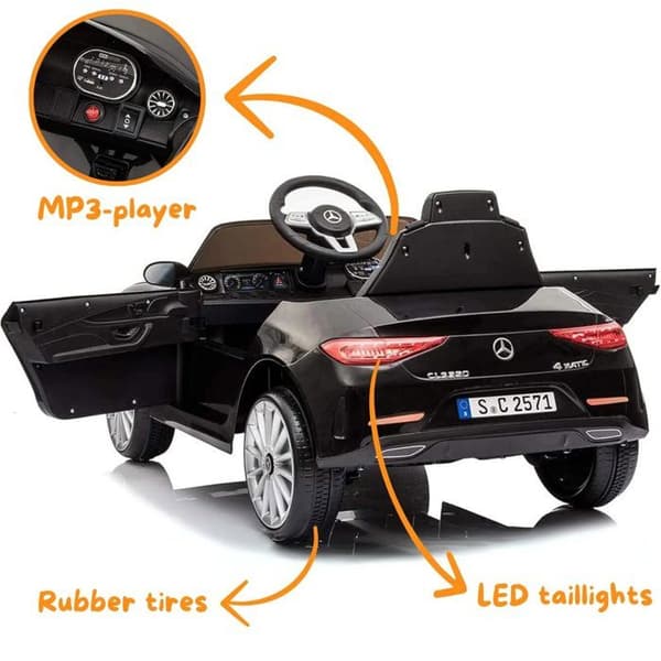 Barnbil Mercedes CLS350 - 12V Batteri - 1 till 5 år - Svart