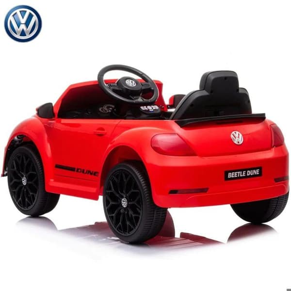 Barnbil - Volkswagen Beetle 12V - 1 till 4 år - Röd
