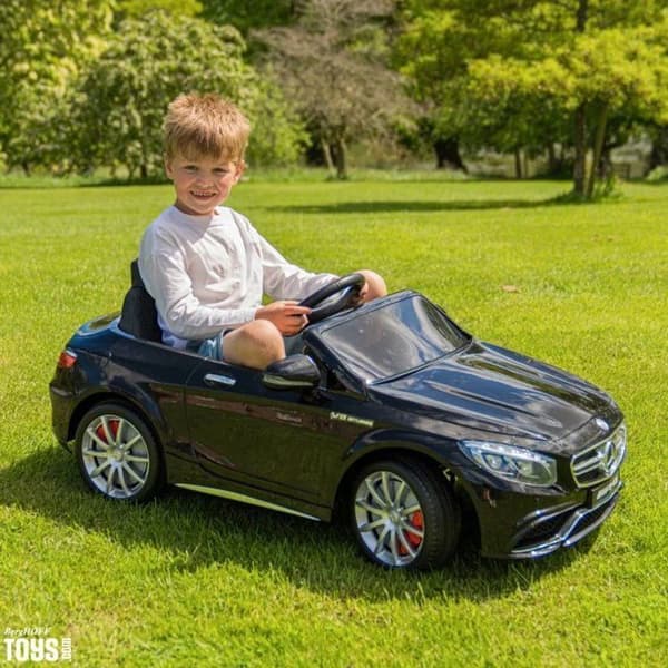 Elbil för barn - Mercedes AMG S63 - Svart