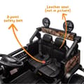 Miniatyrbild 4 av 6: Batteribil för Barn - Toyota FJ Cruiser - 12V - 1 till 6 år - Svart