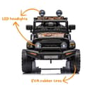 Miniatyrbild 5 av 6: Batteribil för Barn - Toyota FJ Cruiser - 12V - 1 till 6 år - Svart