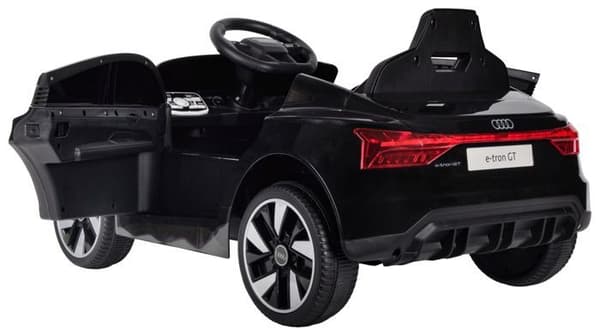 Elbil för Barn - Audi E-tron GT - 12V - 1 till 4 år - Svart