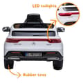 Miniatyrbild 3 av 6: Barnbil Mercedes EQC400 - 12V batteri - 1 till 6 år - Vit