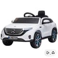 Miniatyrbild 1 av 6: Barnbil Mercedes EQC400 - 12V batteri - 1 till 6 år - Vit