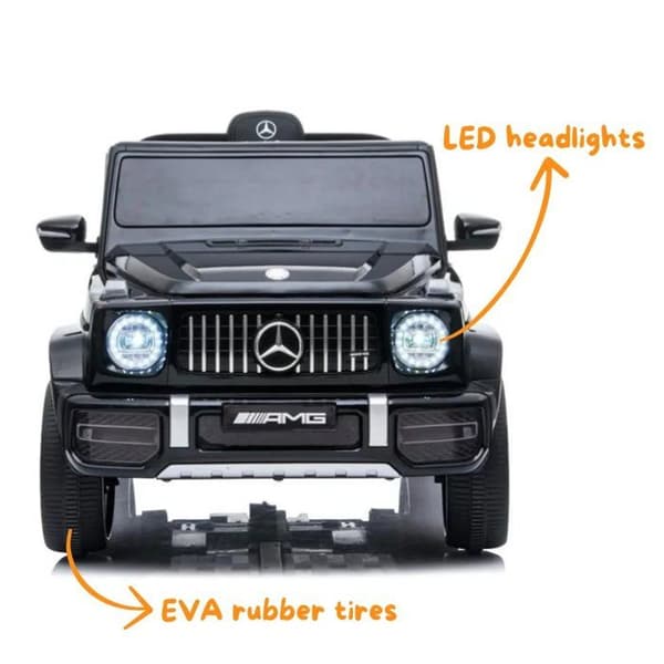 Barn Elbil Mercedes G63 AMG - 12V - 1 till 5 år - Svart