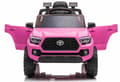 Miniatyrbild 3 av 9: Toyota Tacoma El-Bil till Barn 12V  m/Lädersäte +2.4G Fjärrkontroll, Pink