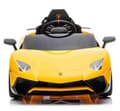 Miniatyrbild 4 av 10: Lamborghini Aventador SV El-Bil till Barn 12V  m/Lädersäte +2.4G Gul
