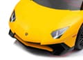 Miniatyrbild 5 av 10: Lamborghini Aventador SV El-Bil till Barn 12V  m/Lädersäte +2.4G Gul