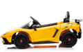 Miniatyrbild 8 av 10: Lamborghini Aventador SV El-Bil till Barn 12V  m/Lädersäte +2.4G Gul
