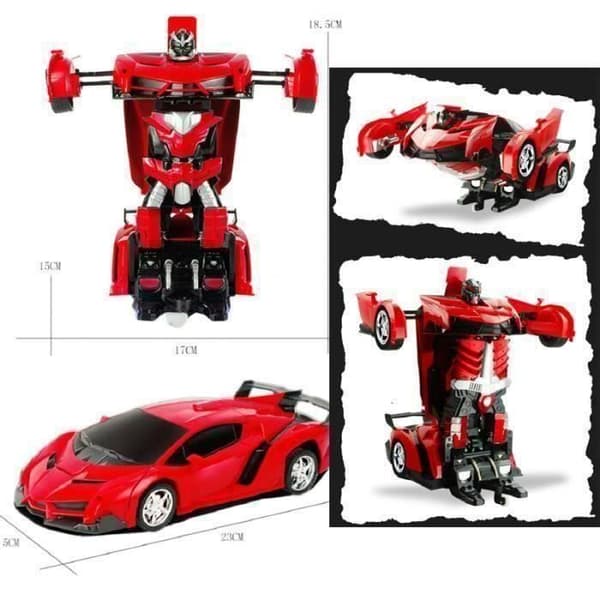 2 i 1 RC Sport Transformation Bil Robot Fjärrkontroll Deformation Auto Toy F0D0BA
