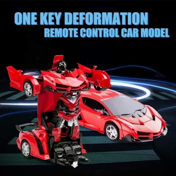 Robotfjärrstyrd bil - Transformers - 2 i 1 - Röd - Blandat - Åldrar 3 och uppåt